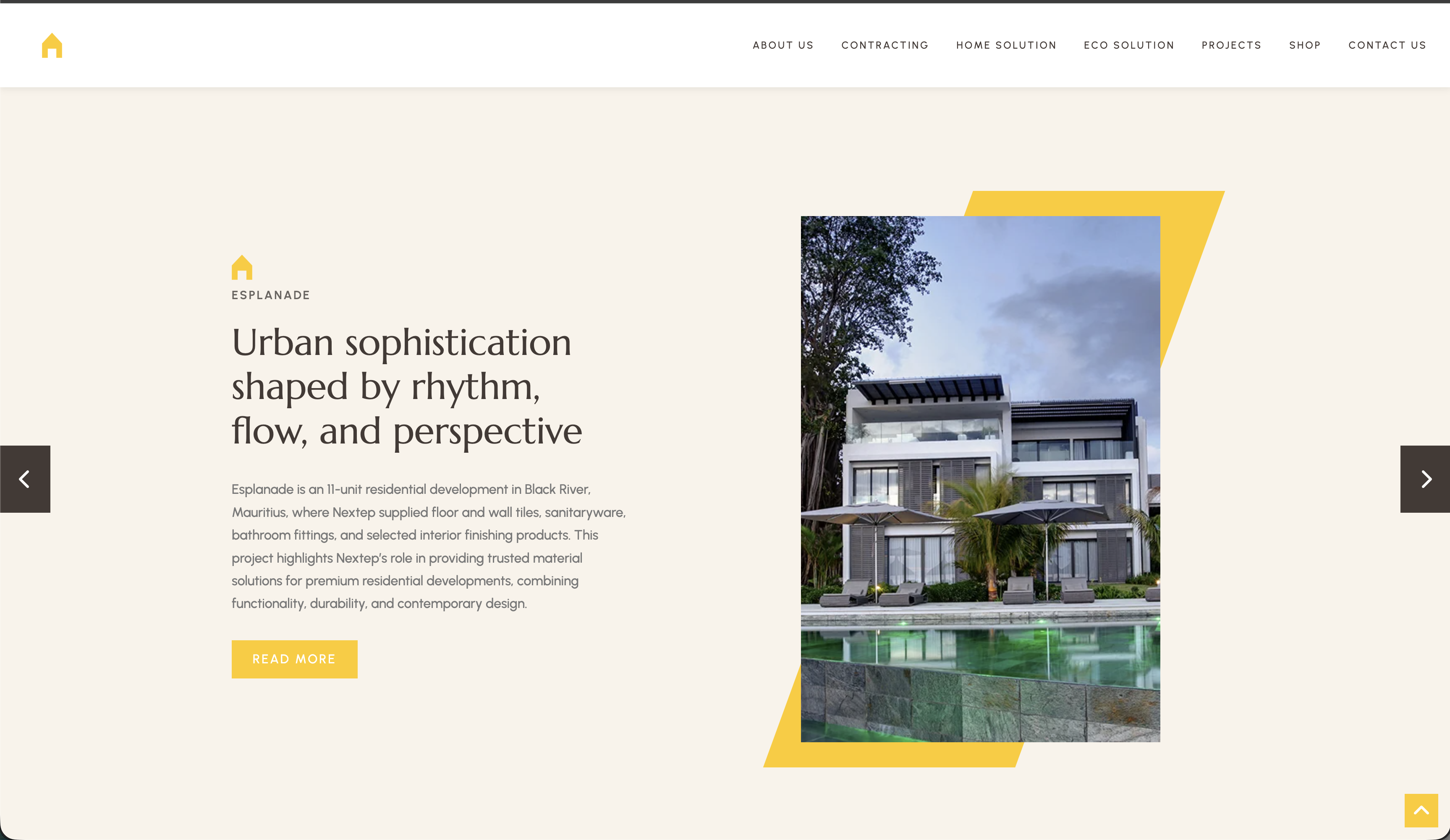 Nextep Home Solution Web app screenshot 2